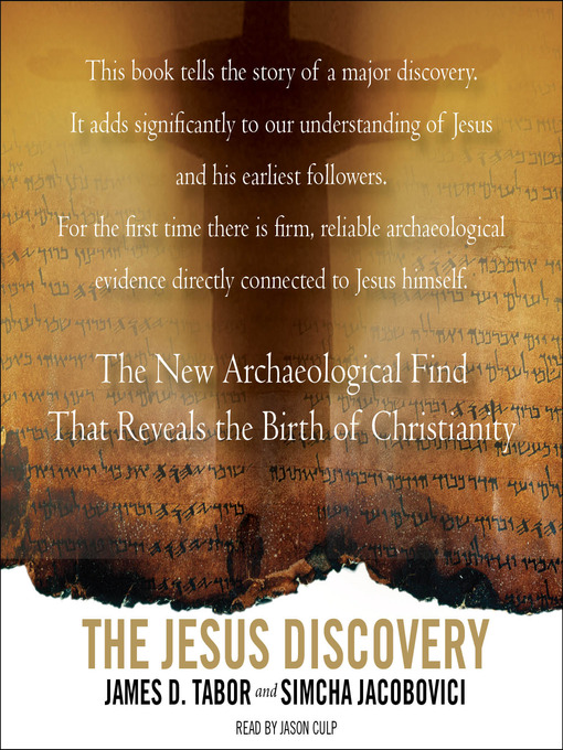 Title details for The Jesus Discovery by James D. Tabor - Wait list